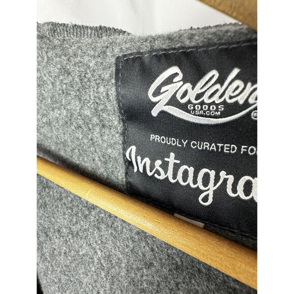 Instagram Promotional Hoodie by Golden Goods - Heather Gray Zip-Up - Size Small - Picture 8 of 8